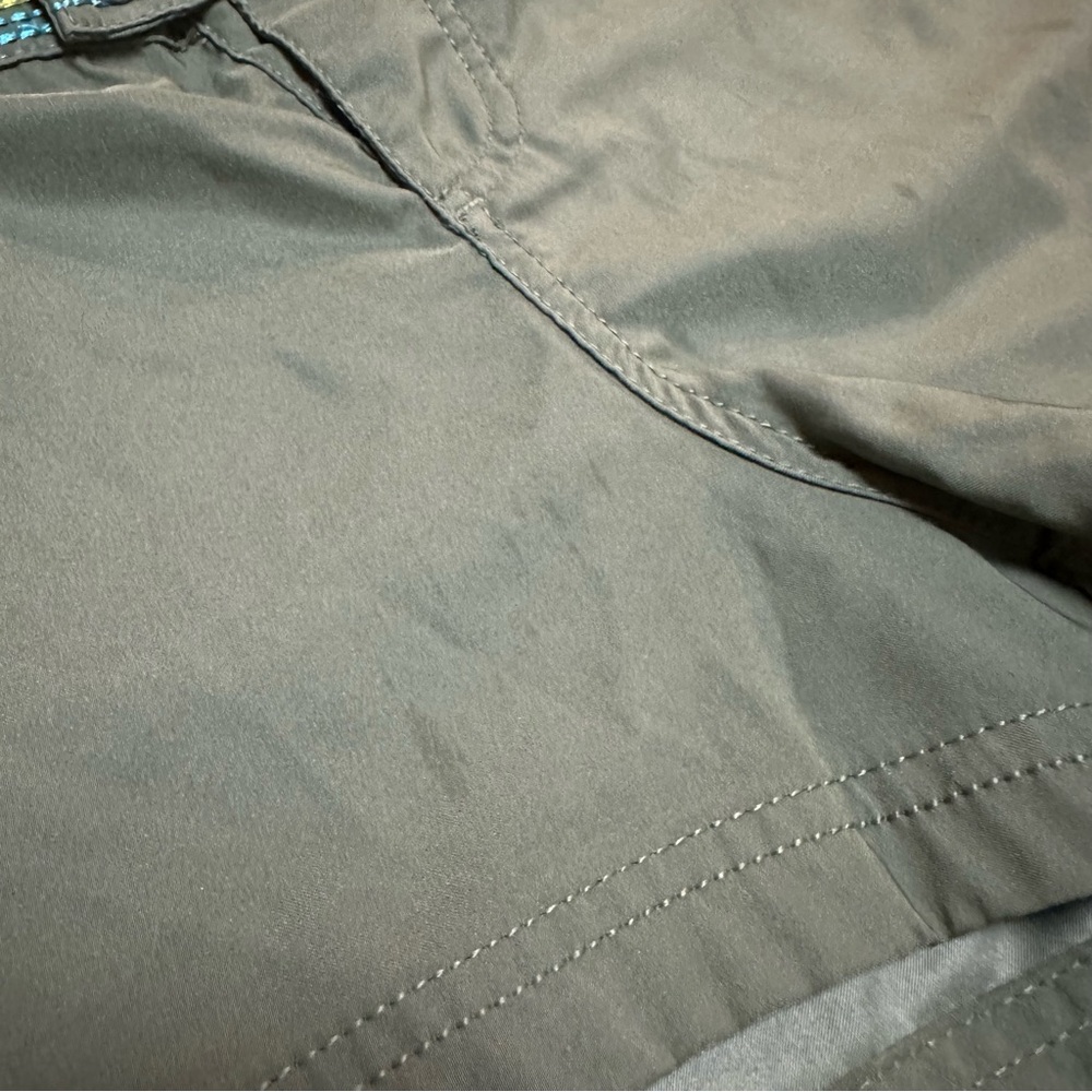 Y2K Roxy Green Rainbow Stitch Board Shorts Junior’s Size 7 - Picture 4 of 8
